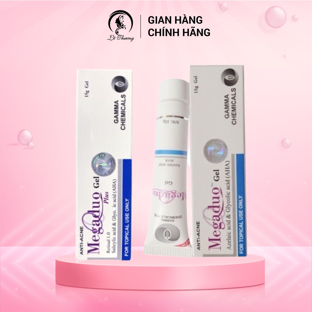 Gel Giảm Mụn Ẩn Và Thâm Gamma Megaduo Gel 15 gram - Lê Thương cosmetic