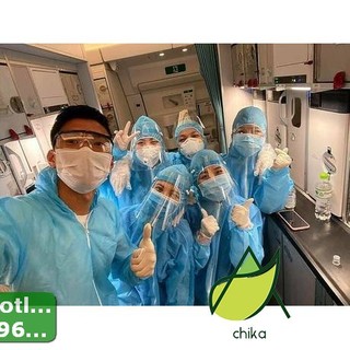 Bộ quần áo phòng dịch 4 món, 7 món quần áo bảo hộ y tế phòng chống dịch bệnh - Chika