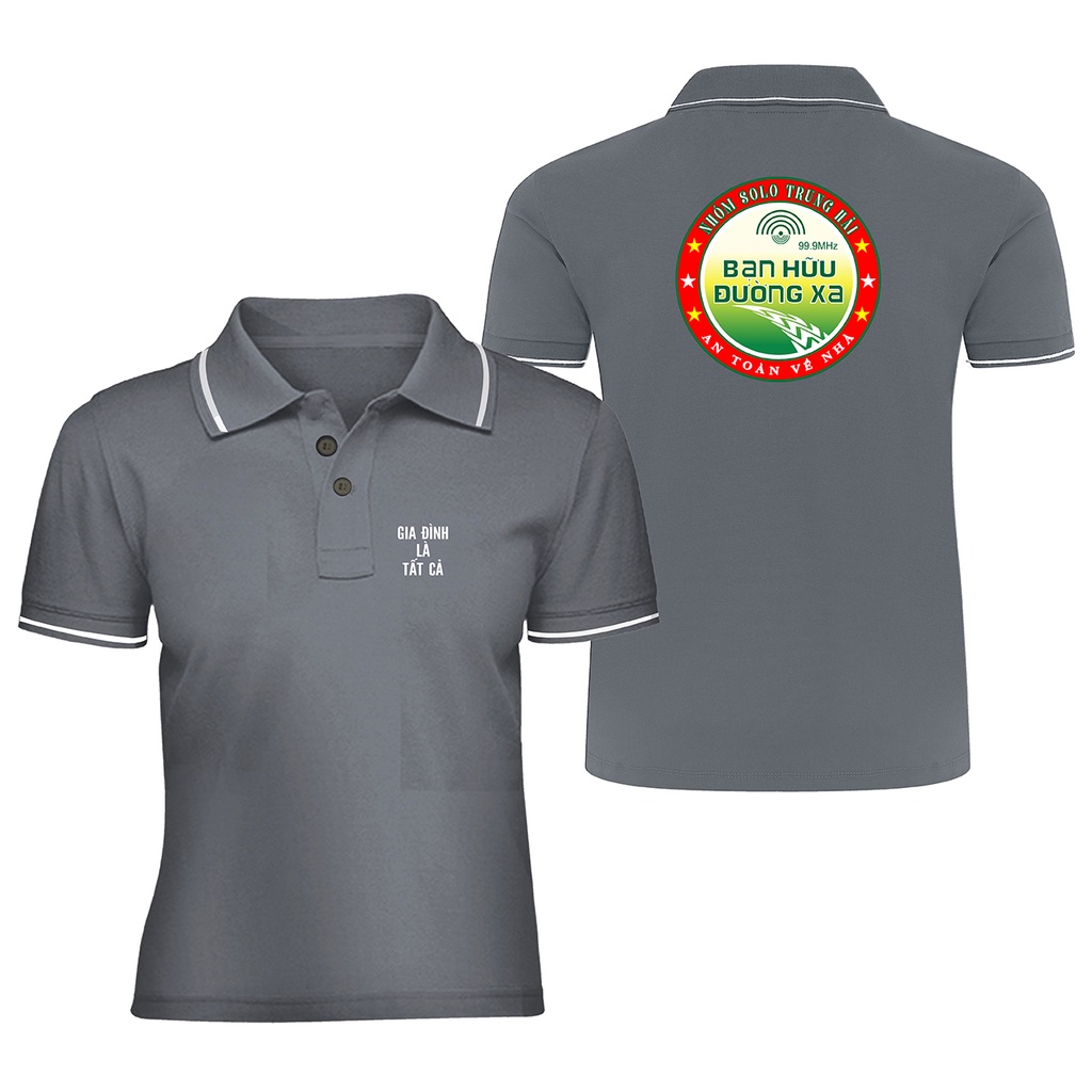 Áo Polo Đời Tài Xế Chất Liệu Poly Thái Thoáng Mát,Logo Mẫu Đa Dạng