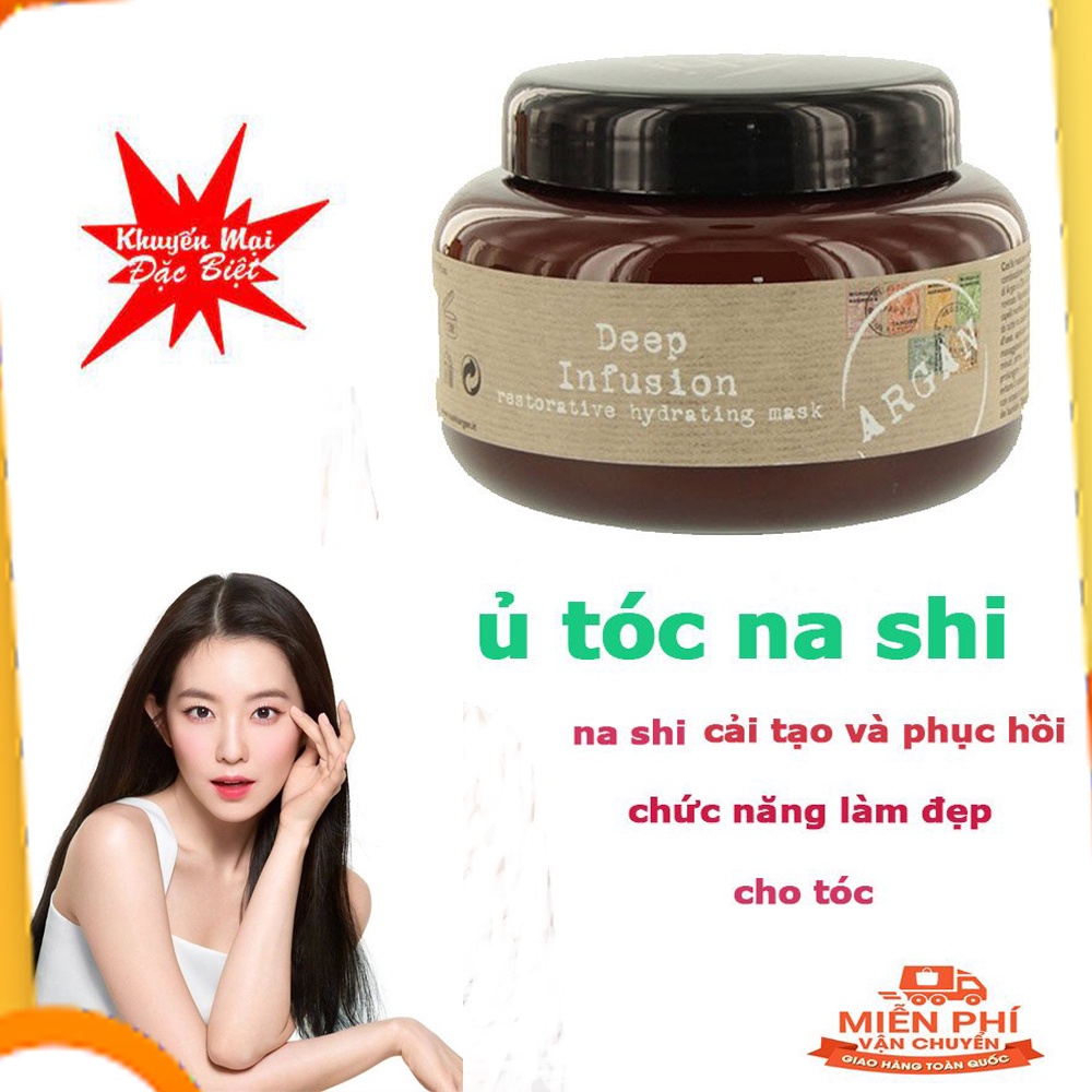 Hấp Dầu, Dầu Ủ Tóc, Kem Dưỡng Tóc. Ủ tóc nashi giúp dưỡng tóc phục hồi hư tổn, làm tóc bóng, mềm giảm xơ rối