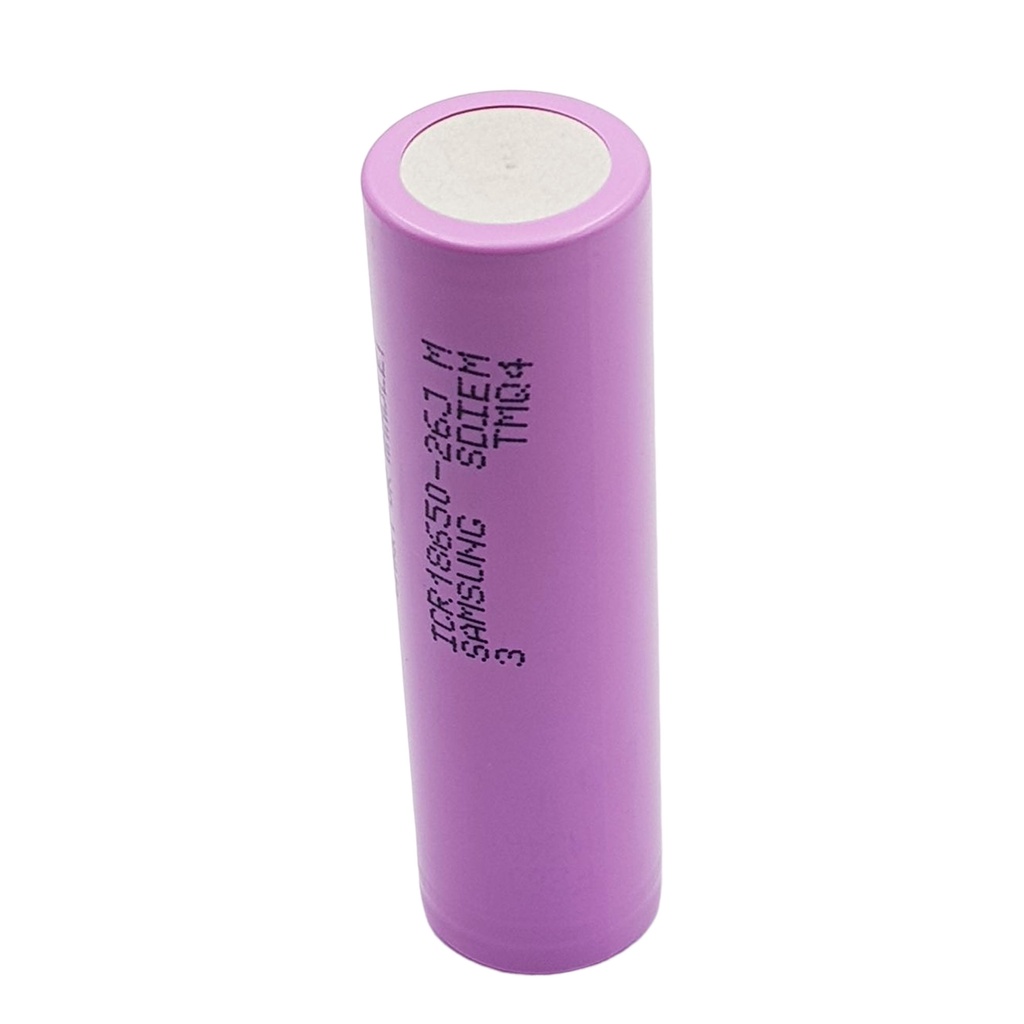 Pin cell 18650 2000mAh - 2600mAh 5C - Samsung 2600mAh