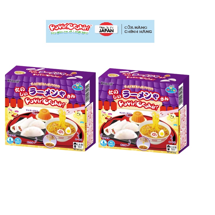 Combo 2 hộp kẹo Popin cookin Tanoshii Ramen Ya San chính hãng - bộ làm mì ramen - mẫu hộp mới