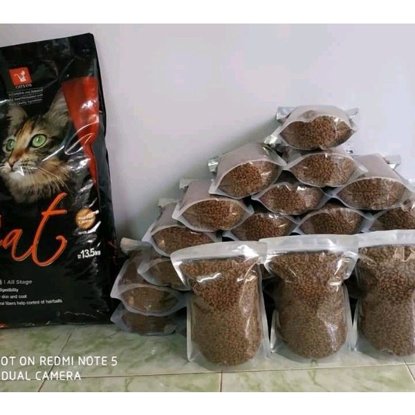 Hạt Khô Cat's Eye Cho Mèo (Túi Zip 1kg) Cateye - Thức ăn cho mèo Catseye Hàn Quốc Tiêu Búi Lông_ Cookie Petshouse