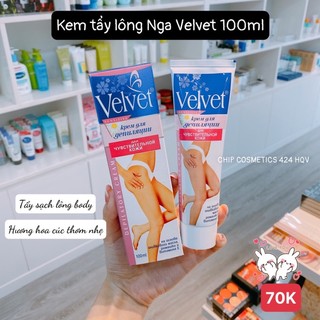 Kem tẩy lông Velvet Nga 100ml
