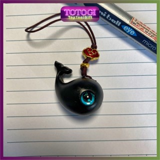 Móc khoá cá voi gỗ mun, quà tặng, dây đeo ba lô, treo điện thoại.