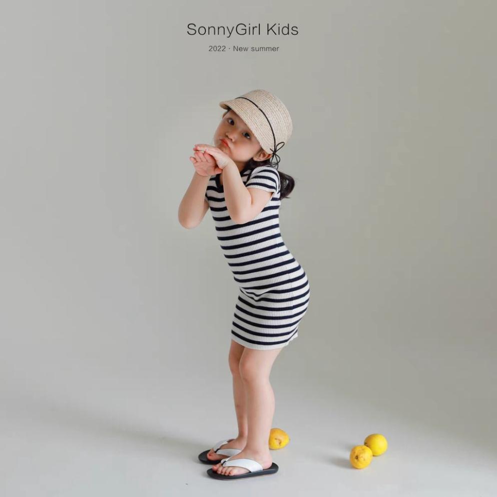 Váy Cho Bé Gái 1-12 tuổi, Váy Body kẻ  thun tăm KẺ body LÊN DÁNG siêu đẹp, chất mềm co giãn tốt LOLITA