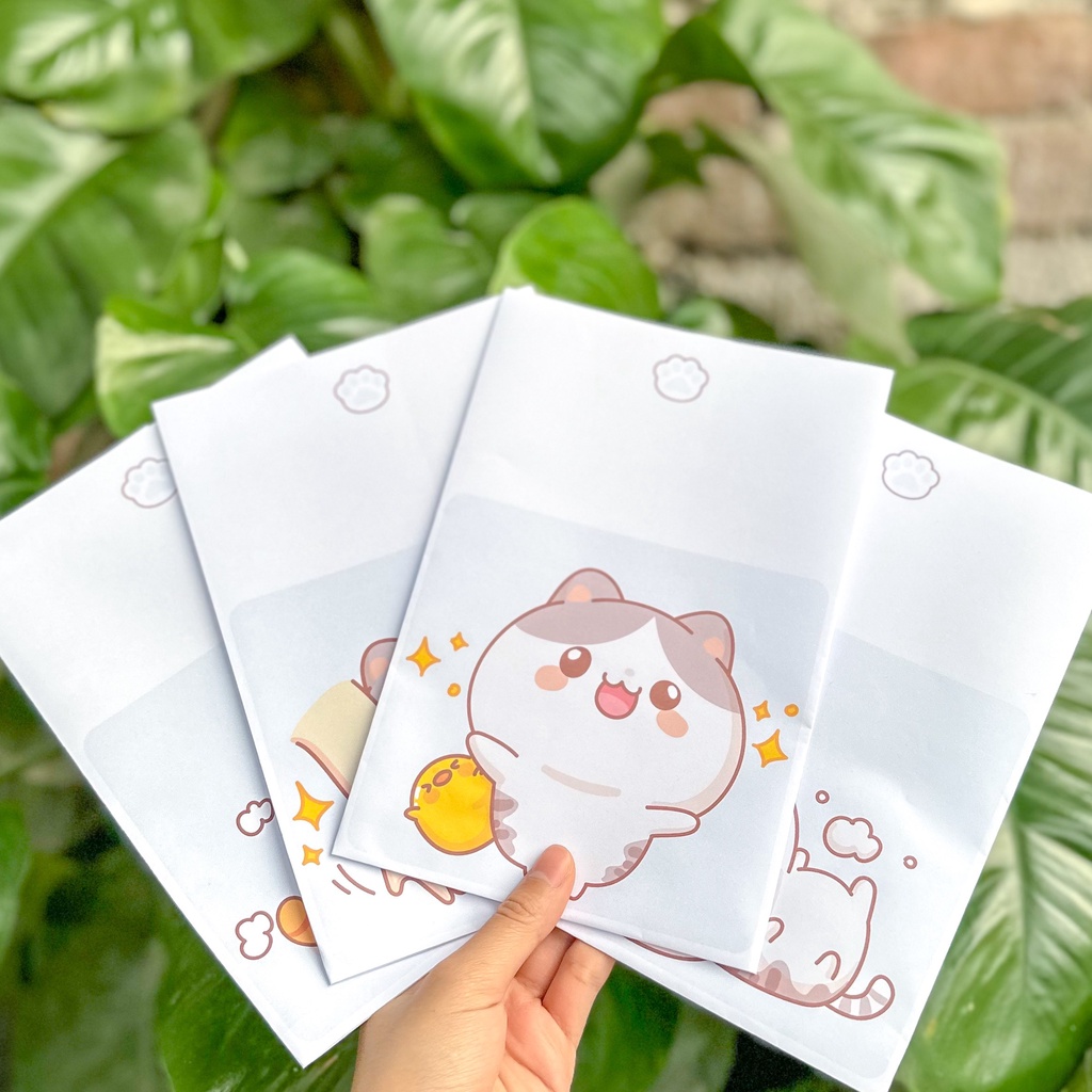 Set 5 túi giấy dễ thương gói quà tặng