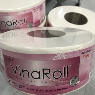 Giấy Vệ Sinh Cuộn Lớn Vinaroll 600gr