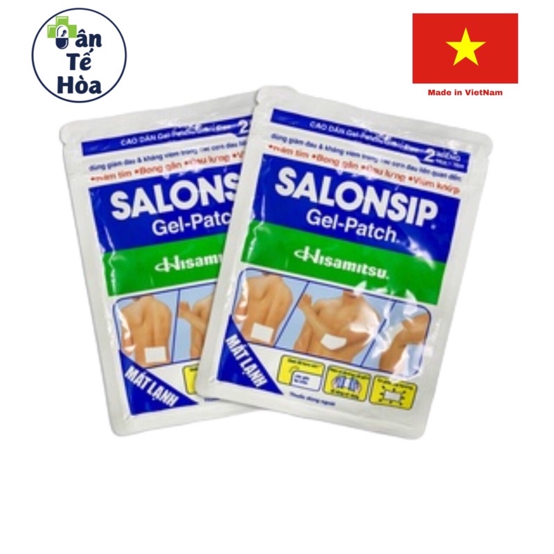Salonsip - hộp 10 túi 20 miếng