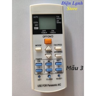 Remote máy lạnh Panasonic các loại. (Tặng kèm cặp pin).