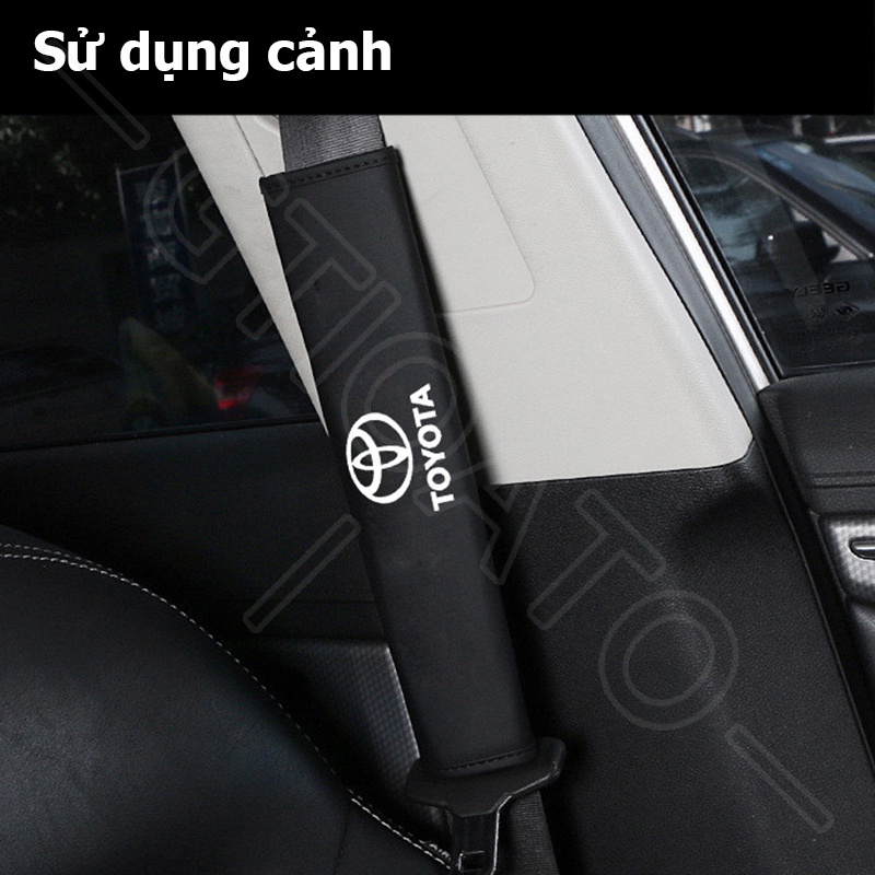 GTIOATO Da DâY Đai An ToàN Ô Tô CàI DâY An ToàN Ô Tô BọC DâY An ToàN Xe HơI Phụ Kiện Oto Trang Trí Oto Phụ KiệN BêN Trong Ô Tô Cho Toyota Raize Corolla Cross Vios Veloz Innova Camry Hilux Yaris Fortuner Wigo Altis RAV4 Avanza Hiace