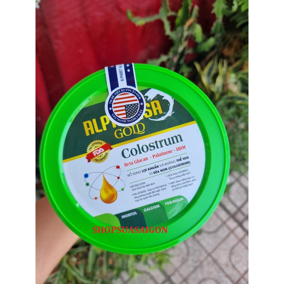 Sữa non Alpha USA Gold Colostrum )