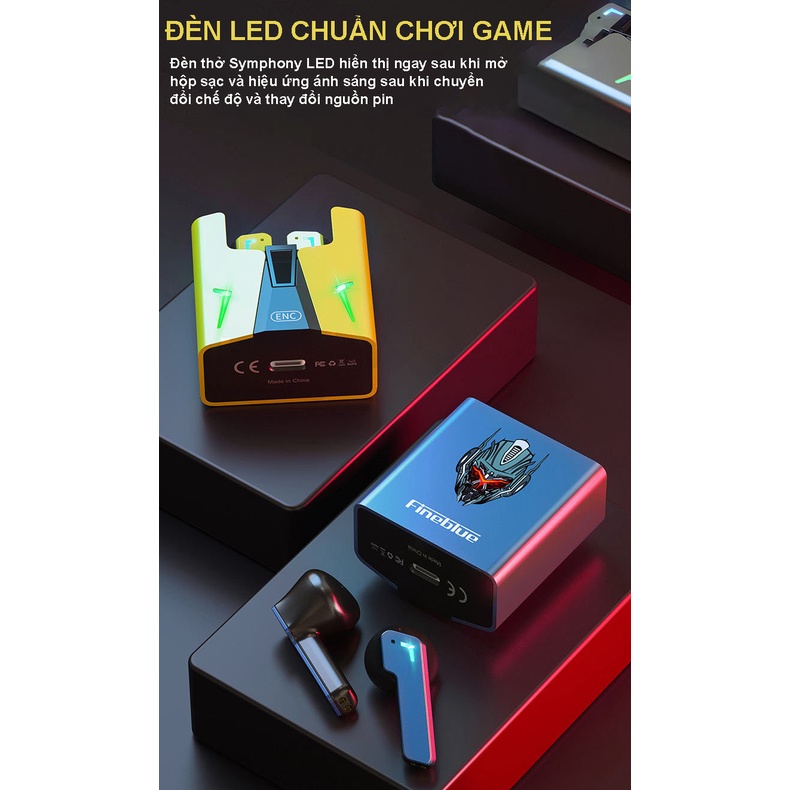 Tai nghe thể thao gaming King Kong âm thanh nổi không dây hai tai TWS