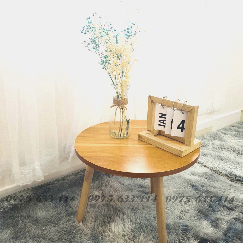 Bàn trà sofa 💜FREESHIP💜 Bàn gỗ ngồi bệt MINI 40*40 phong cách hiện đại, decor phòng ngủ siêu xinh | BigBuy360 - bigbuy360.vn