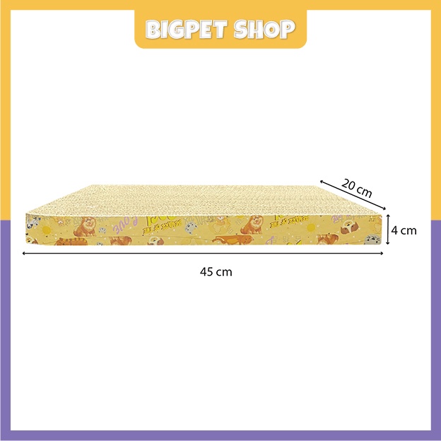 Bàn cào móng cho mèo, bàn cào mèo nhiều hình đồ chơi cho thú cưng