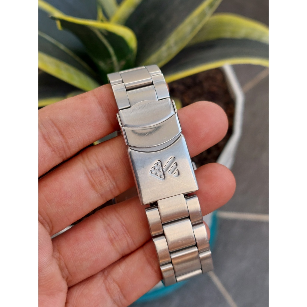 Đồng hồ nam Kaepa 6 kim mặt xanh caro chạy pin hàng si