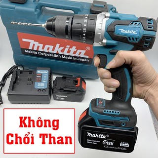 Tặng phụ kiện 29 chi tiết - Máy Khoan Maki.ta 199V, Khoan Bắt Vít 2 P, Động Cơ Không Chổi Than