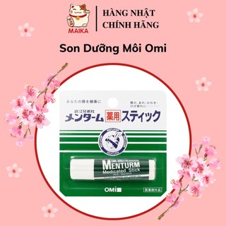 Son dưỡng môi XD chống khô nứt nẻ Mentholatum Medicated Lip Stick Rohto Nhật Bản