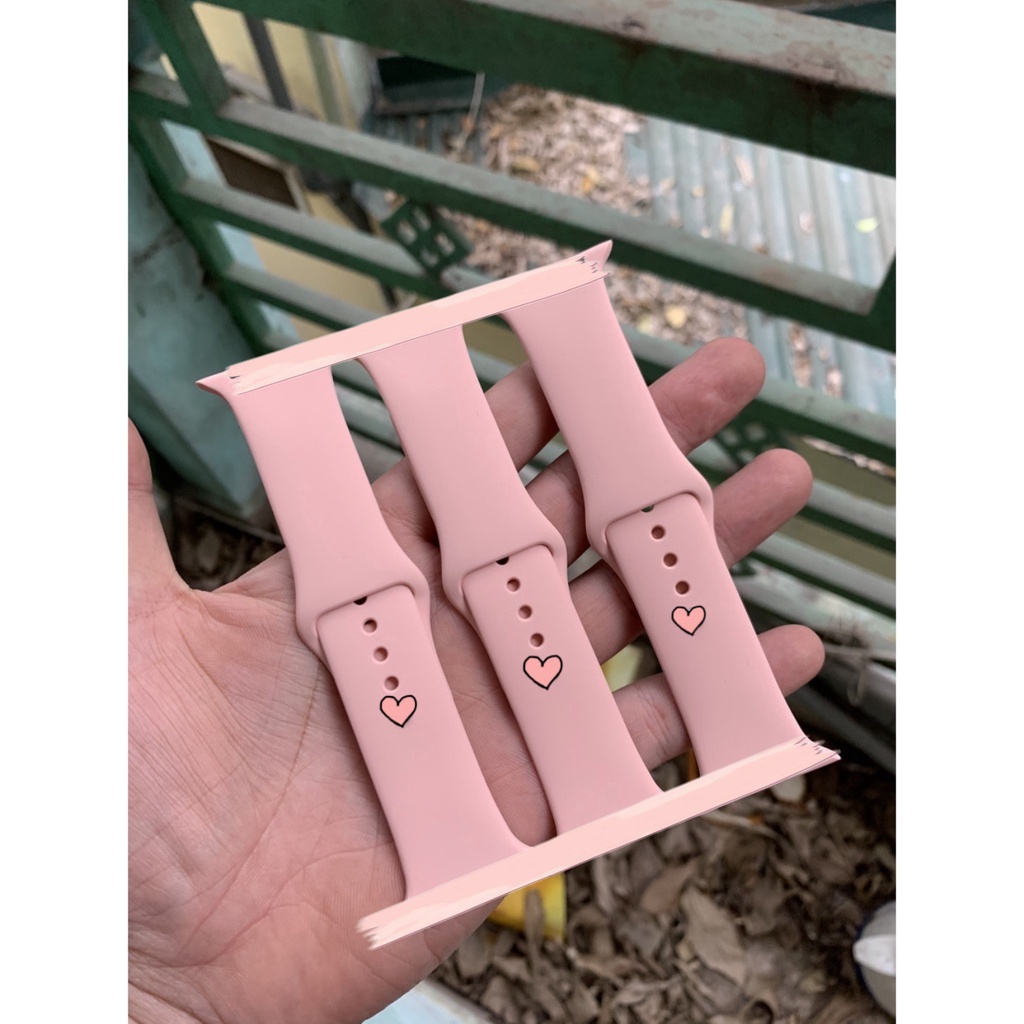 Dây đeo silicon mềm dành cho đồng hồ SS, AW 8/7/6/5/4/3/2/1 kích thước 38/40/41/42/44/45