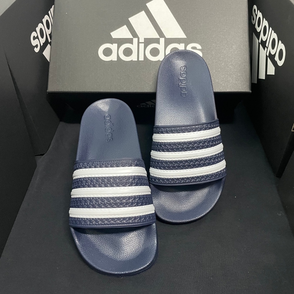 Dép Adidas quai ngang nam nữ xanh navy đẹp, nhẹ chất lượng thời trang 2023/ Dép Adidas Adilette Shower