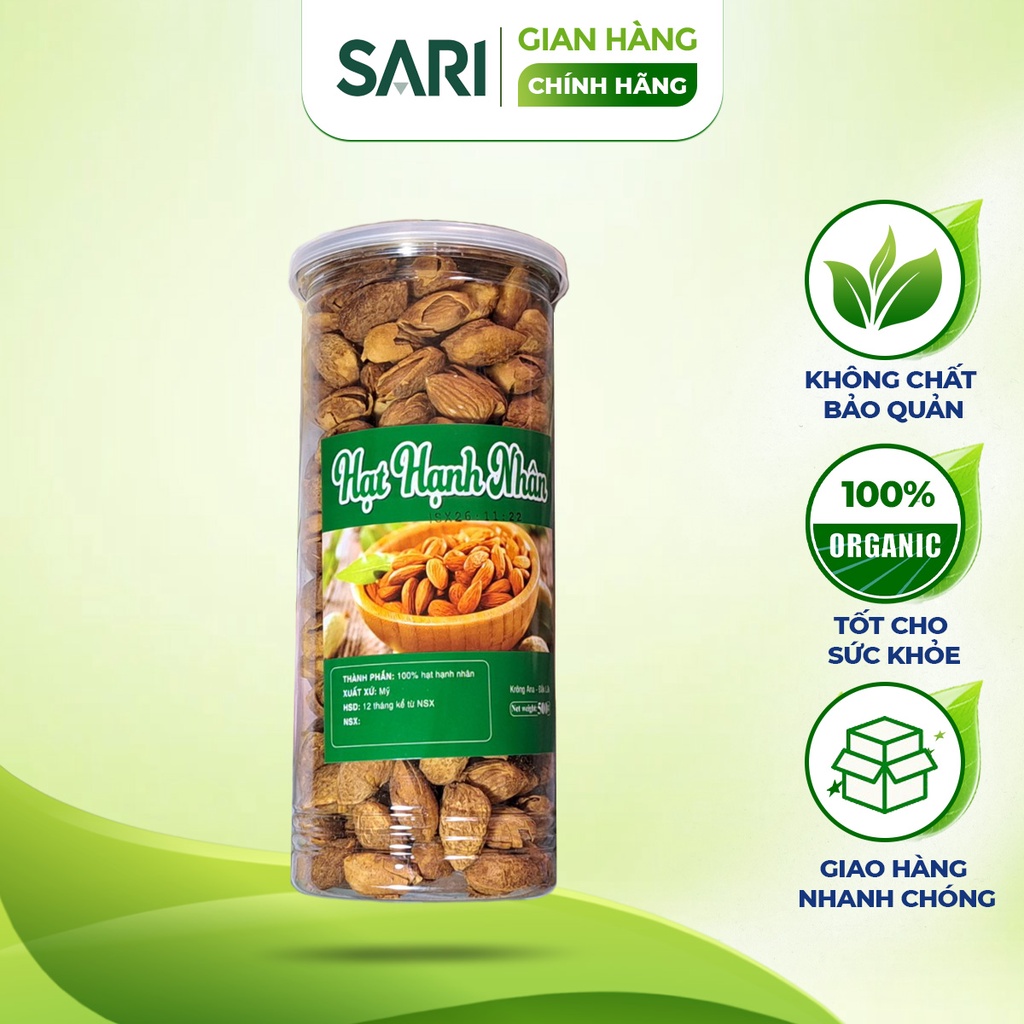Hanh Nhân Rang Bơ Vỏ Mòng