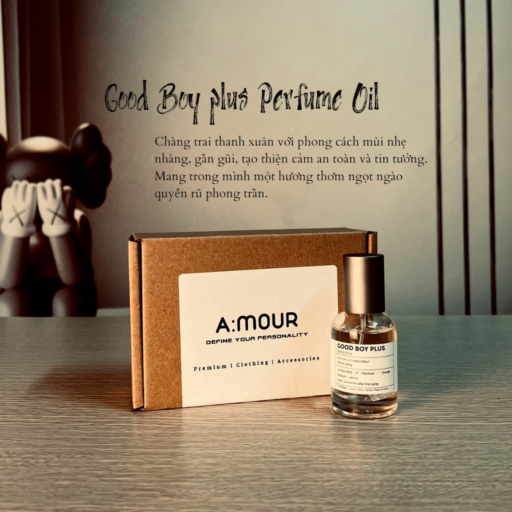 Tinh Dầu Nước Hoa Nam Goob Boy Plus Nguyên Liệu Nhập Pháp Hương Thơm Mộc Mạc, Sang Trọng 30ml - Dạng Xịt