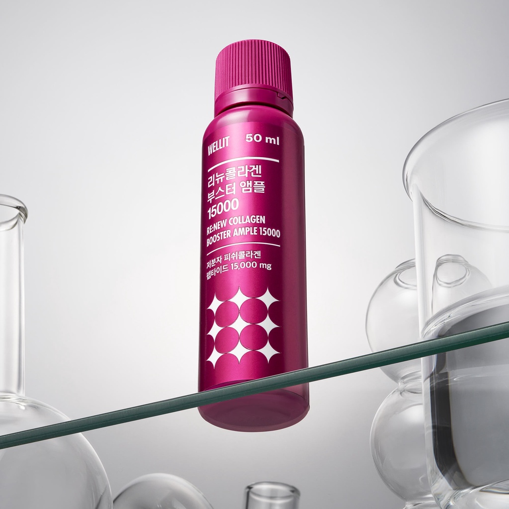 WELLIT RE:NEW COLLAGEN BOOSTER AMPLE 15000mg 50mL x 14 ống