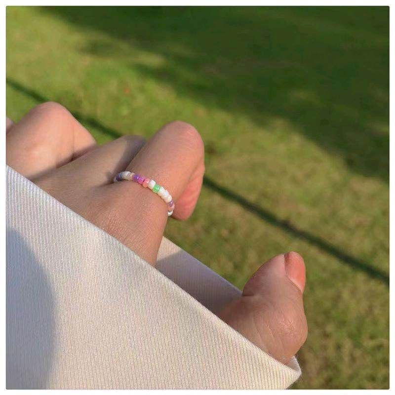 Nhẫn Hạt Siu Cute Hàn Quốc??( Được Mua Nhiều, )