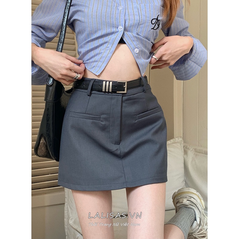 Lalisas Bộ Áo Và Chân Váy Ngắn Phong Cách Hàn Quốc Thời Trang Quyến Rũ Cho Nữ