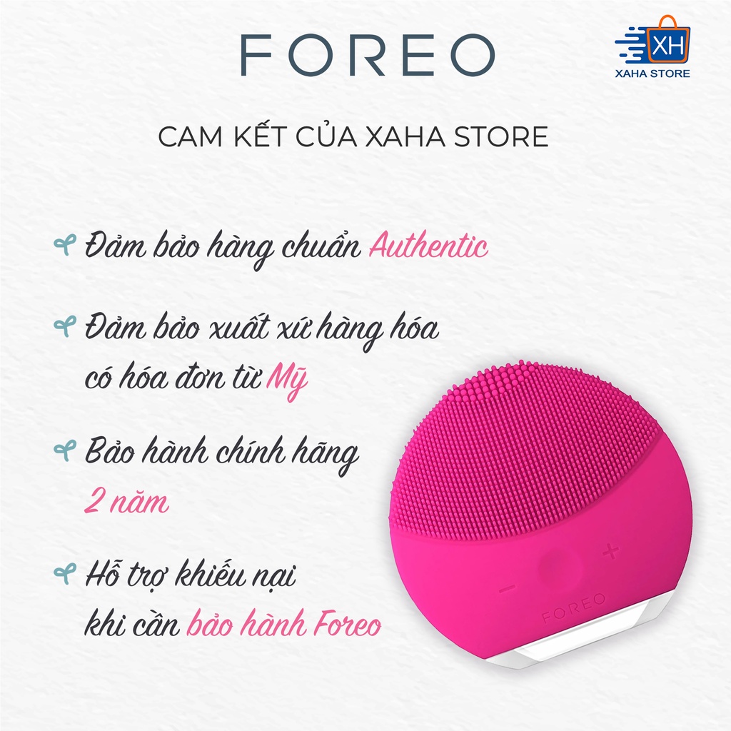 Máy Rửa Mặt Massage Chống Lão Hóa F0RE0 Luna Mini 2 Plus - Chuẩn Authentic BH 2 năm