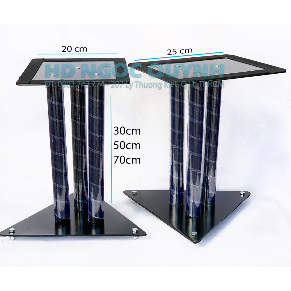 Cặp Chân Loa 3 Trụ Loa Bookself Loa Thùng Loa Karaoke ... Cao 30cm,/50cm/70cm