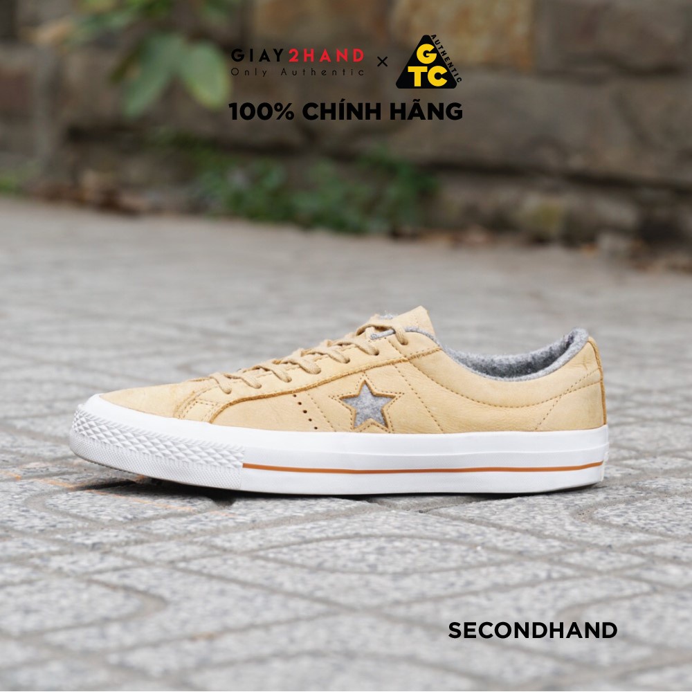 Giày Thể Thao CONVERSE ONE STAR TRAINER IN YELLOW 153718C  CŨ CHÍNH HÃNG