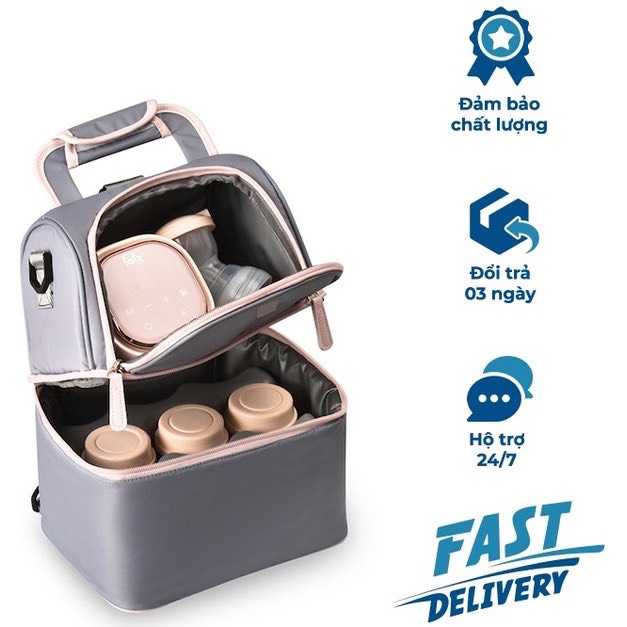 BA LÔ TÍCH HỢP TÚI BẢO QUẢN BÌNH SỮA FATZ BABY - PUMPFIT - FB2010VN
