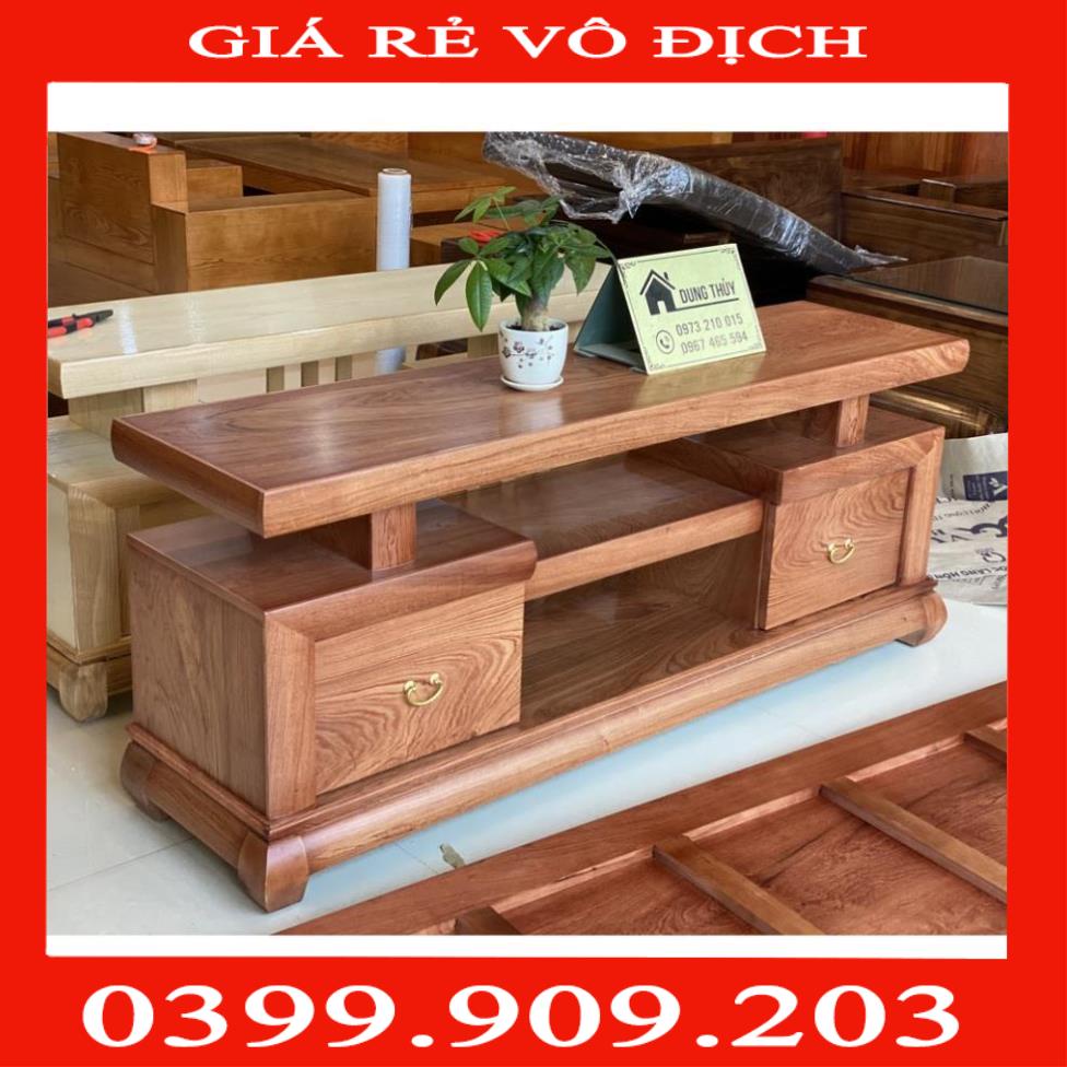 Kệ tivi gỗ hương đá KT01 giá gốc tại xưởng