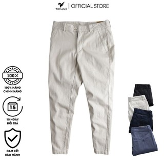 Quần dài kaki nam TORANO form slim fit, chất vải kaki cotton co giãn, lịch sự, nam tính - BK908.