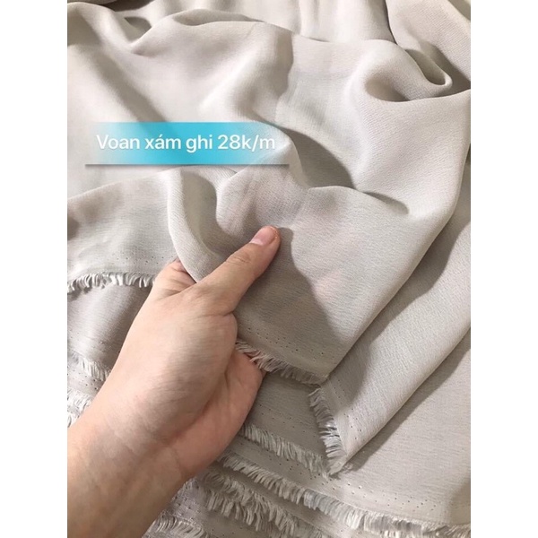 Vải voan the  -