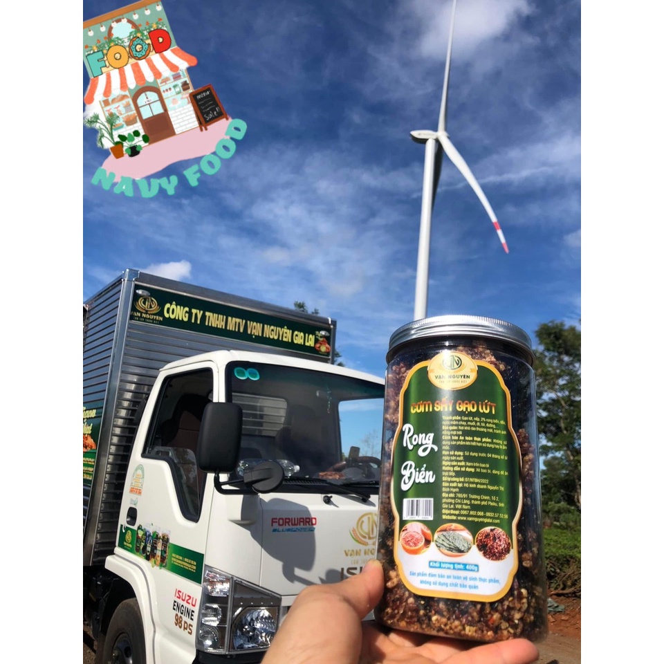 Cơm Sấy - Cơm Cháy Gạo Lứt Rong Biển 270gr