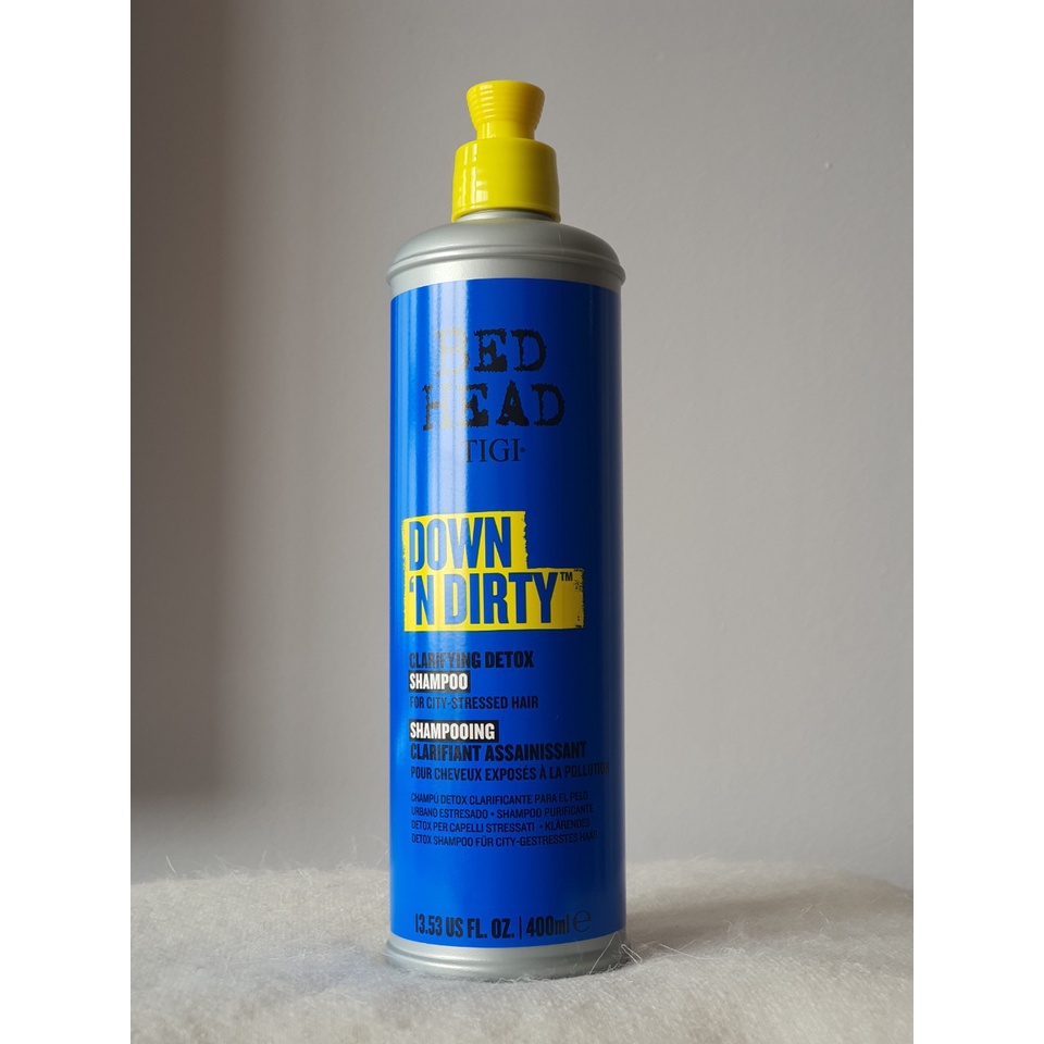 Dầu gội xả thải độc làm sạch Detox Tigi Bed Head Down 'N Dirty Clarifying 400ml