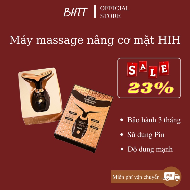 Máy massage mặt, massage nâng cơ mặt HIH làm săn chắc da BHTT49