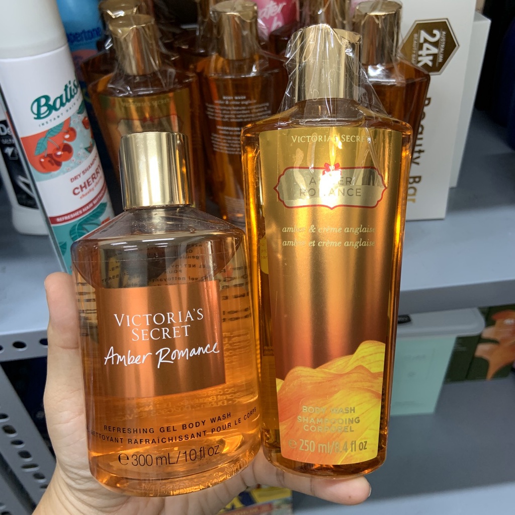 Sữa tắm dưỡng da nuớc hoa Victoria's Secret Amber Romance - EDS Hàng Mỹ