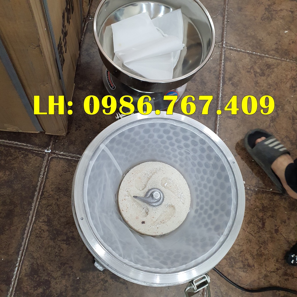 Lưới Máy xay vắt đậu nành tách bã liên hoàn công nghiệp 1800W  70kg/h
