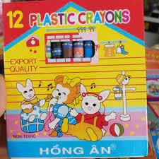 Bút sáp màu thơm Hồng Ân vpp Lehung