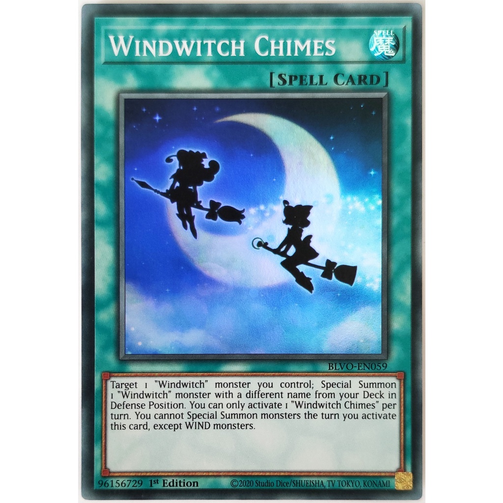 [Thẻ Yugioh] Windwitch Chimes |EN| Super Rare