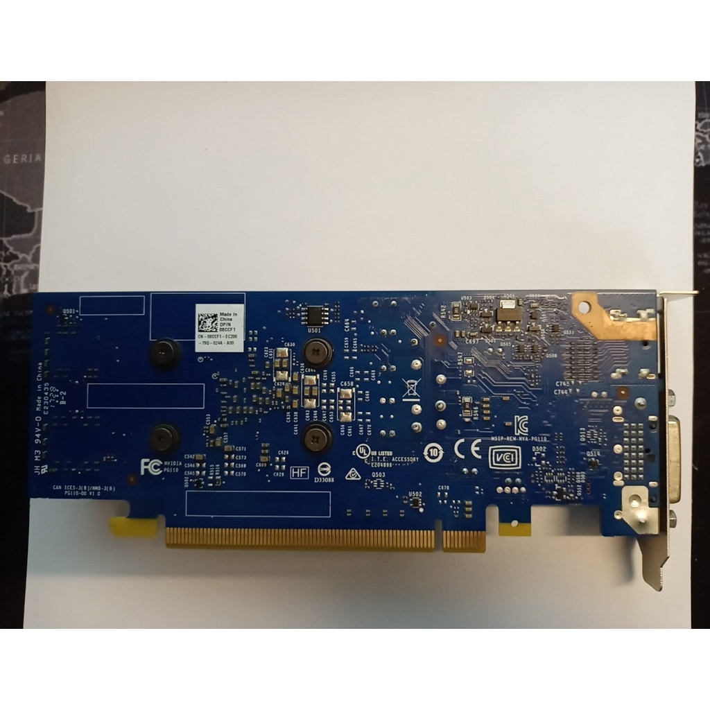 Card màn hình ECS GT1030 Low Profile 2G tháo máy bộ DELL, HP, LENOVO. VGA Dell GT1030 bo lùn có fe chặn | BigBuy360 - bigbuy360.vn