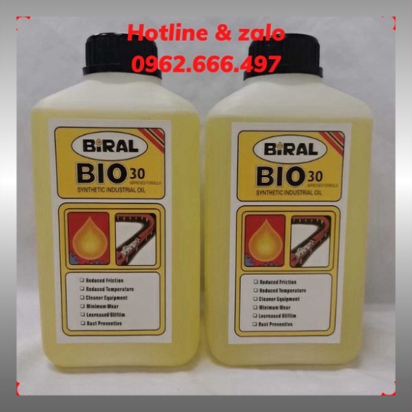 [TỐT NHẤT]  Dầu xích BIRAL BIO 30