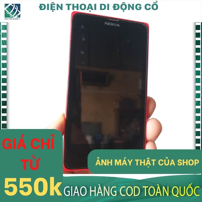 【CÓ ẢNH THẬT】Điện thoại cổ NOKIA X RM 980 MÁY ZIN, ĐẸP, 2 SIM 2 SÓNG - BH 12 tháng 1 đổi 1 trong 1 tháng đầu.