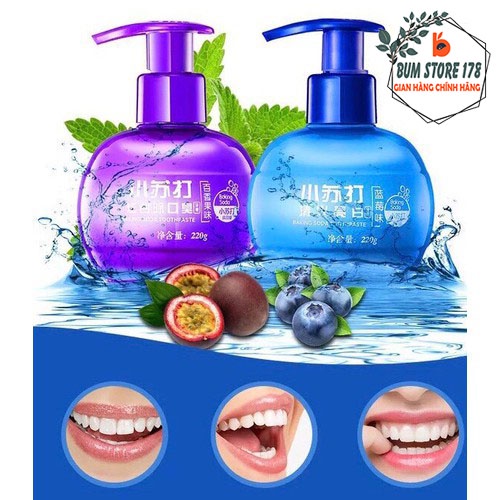 Kem đánh răng thơm miệng làm trắng răng chống ê buốt, Kem đánh răng tẩy ố vàng và mảng bám giúp răng luôn cứng cáp