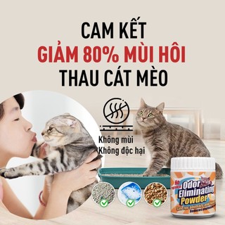 Bột khử mùi phân mèo MELA 250gr - Cách khử mùi cát mèo
