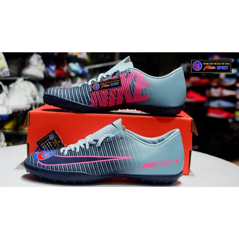 GIÀY đá bóng Mercurical Victory VI TF - XANH RIN KHÓI