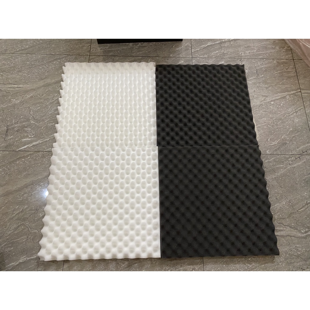 Mút Trứng Gà Tiêu Âm Dán Tường Màu Trắng KT 50 x 50cm